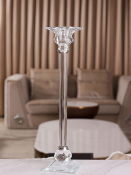 Aarvi Decor - Transparent Celeste Candle Holder