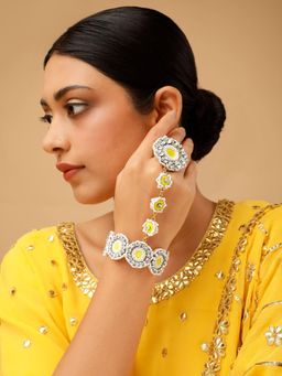 TONOTO - Yellow Falguni Pair of Hand Harness