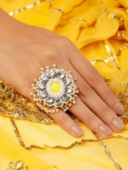 TONOTO - Yellow Falguni Ring