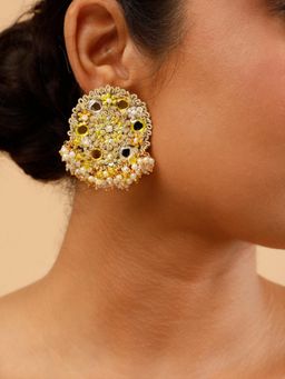 TONOTO - Yellow Kesar Earring