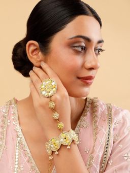 TONOTO - Yellow Kesar Pair of Hand Harness