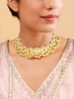 TONOTO - Yellow Kesar Sleek Necklace