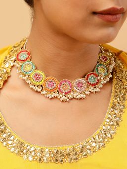 TONOTO - Pink Ramya Sleek Necklace