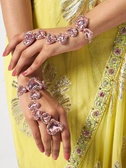 TONOTO - Pink Sweetheart Sparkle Pink Pair of Hathphool