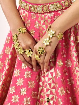 TONOTO - Yellow Tara Pair of Hathphool