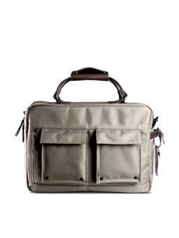 Scarters - Informal 2.0, 15 inch Splash-Proof Laptop Messenger Bag with Trolley Sleeve Matt Grey