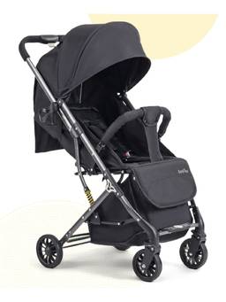 Bonfino - Breeze Lite Grey Stroller Black