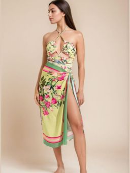 WomanLikeU - Waves By Shrijal: Radiance Reef Monokini with Skirt (Set of 2)