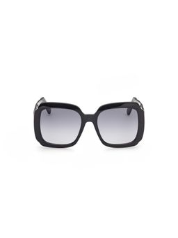 GCDS - Black Full Rim Sunglass GD0015 57 01B (57)