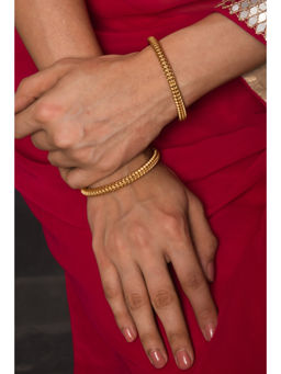 Queens Jewels - Anvi Sleek Temple Bangles