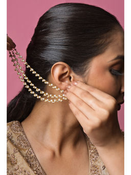 Queens Jewels - Exquisite Heavy Piroi Kanauti Ear chain