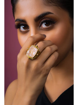 Queens Jewels - Isabella Rose Quartz Crystal Ring