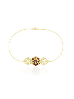 Melrosia - Red Garnet Filigree Finesse Choker
