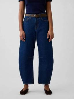 GAP - Blue Women's Loose Fit Mid-Rise Jeans