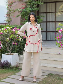 ZUMMER - Off White Jute Co-Ord