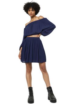 ONLY - Women Solid Blue Skirt