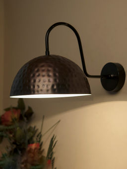 Homesake - Hammer Copper 10Inch Gooseneck Wall Light