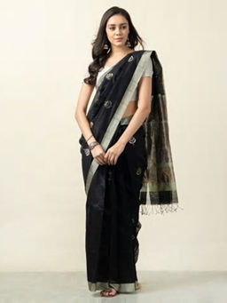 Fabindia - Cotton Silk Stitched Sari