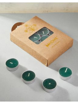 Fabindia - Green Aalaya Khus Wax Tea Light Holder Candle