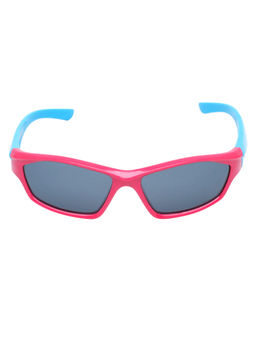 Spiky - Red Frame Grey Polarised Lens Sports Sunglasses