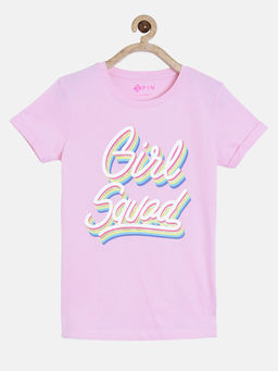 3PIN - Girls Cotton Round Neck T-Shirt