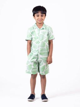 The Lion and the Fish - Green Printed Co-Ord (Set of 2)