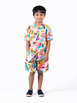 The Lion and the Fish - Fruit Print Co-Ord Multi Colour (Set of 2)