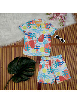 The Lion and the Fish - Fruits Print Co Ord Multi Color (Set of 2)
