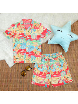 The Lion and the Fish - Multi Colour Fruit Printed Co-Ord (Set of 2)