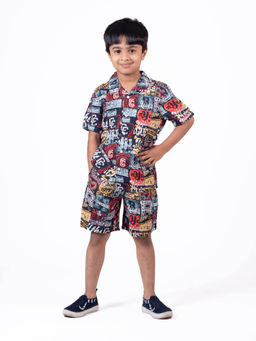 The Lion and the Fish - Printed Co-Ord Multicolor (Set of 2)