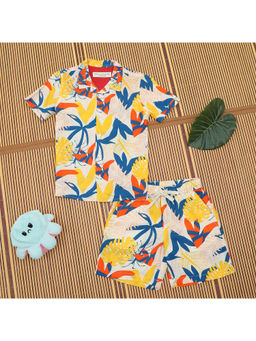 The Lion and the Fish - Tree Printed Co-Ord Multi Colour (Set of 2)