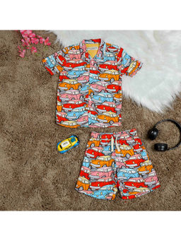 The Lion and the Fish - Car Printed Co-Ord Multi Colour (Set of 2)