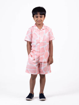 The Lion and the Fish - Pink Printed Co-Ord (Set of 2)