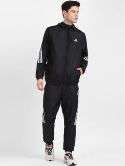 adidas - Mts Wvn Hooded Black Walking Tracksuits