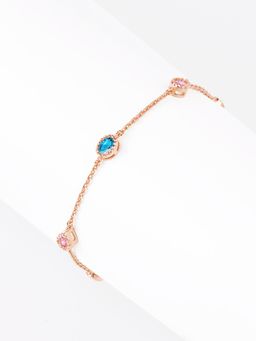 Nistra - 925 Sterling Silver Colour Dew Bracelet