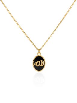 Nistra - 925 Sterling Silver Noor Allah Necklace