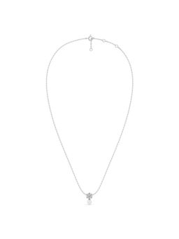 Palmonas - Pearl Floral Cluster 925 Sterling Silver Necklace