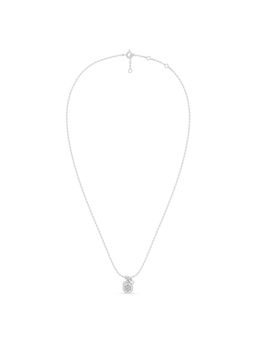 Palmonas - Pearl Frame Disc 925 Sterling Silver Necklace