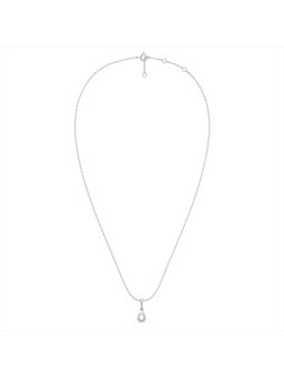 Palmonas - Pearl Slim Drop 925 Sterling Silver Necklace
