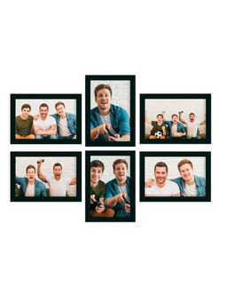 eCraftIndia - Memory Wall Collage Photo Frame - Set of 6 Photo Frames