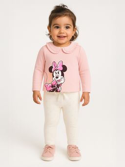 Nautinati - Girls Multi-Color Graphic Cotton Top with Pant