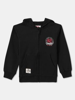 R&B - Boys Black Graphic Jacket