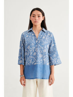 Prakriti Jaipur - Blue Panel Top