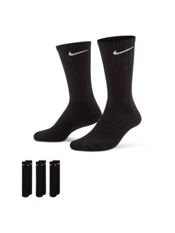 Nike - Unisex Black Everyday Cushioned Socks (Pack of 3)