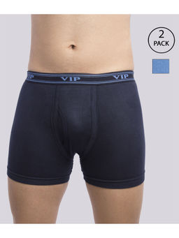 VIP - Ultima Men's 100% Combed Assorted Cotton Trunks (Pack of 2)