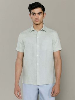 Perona - Trevor Drizzle Green Casual Shirt