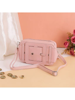 TREASO CLOSET - Baby Pink Euphoria Sling Bag For Women