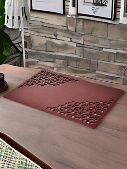 At Home by Nilkamal - Mdf Table Placemat (Brown & Beige)