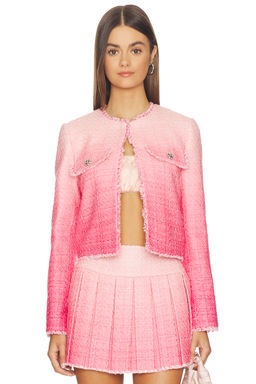 Alice + Olivia - Dumont Tweed Boxy Jacket