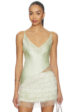 Asta Resort - Marcia Asymmetric Beaded Top